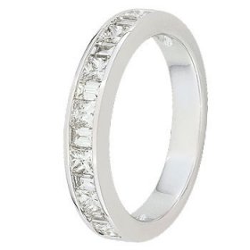 Bague de fiancailles Or blanc - 0.70 ct