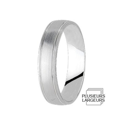 Alliance de mariage Or blanc - 06033032 Alliance de mariage Or blanc - 06033032