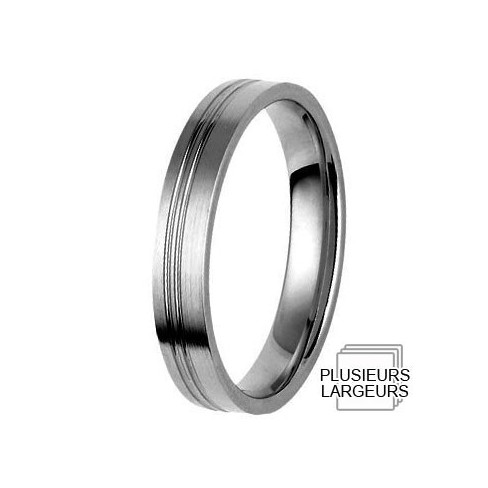 Alliance de mariage Or blanc Alliance de mariage Or blanc