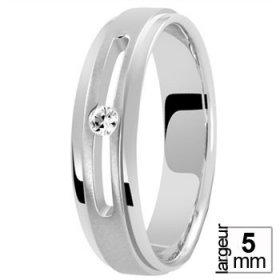 Alliance Diamant homme - Alliance de mariage Or...