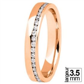 Alliance de mariage Or rose...