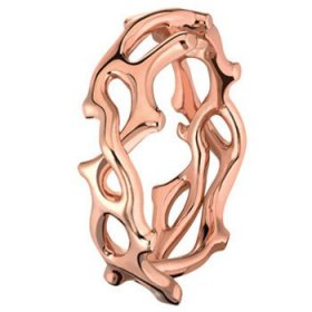 Alliance femme originale - Alliance de mariage Or rose...