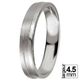 Alliance homme Argent - Alliance de mariage Argent