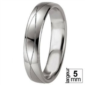 Alliance femme Argent - Alliance de mariage Argent