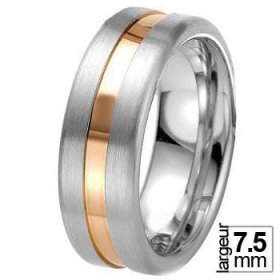 Alliance Argent homme - Alliance de mariage Argent...