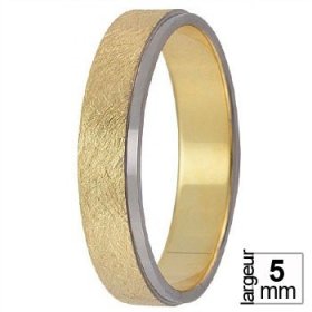 Alliance homme - Alliance de mariage 2 Ors 750