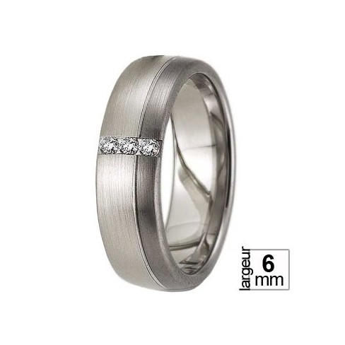 Alliance Diamants Ruban en Palladium 500 et Or blanc 375 - Boutique Alliance Alliance Diamants Ruban en Palladium 500 et Or blanc 375 - Boutique Alliance