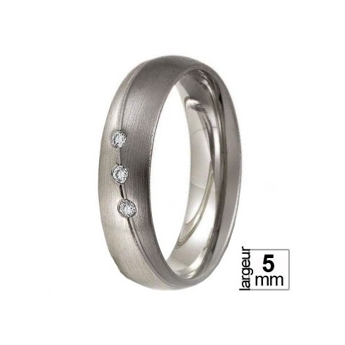 Alliance Diamants réalisée en Palladium et Or blanc - Boutique Alliance Alliance Diamants réalisée en Palladium et Or blanc - Boutique Alliance
