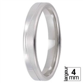 Alliance de mariage Platine