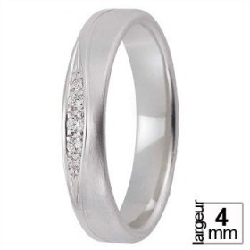 Alliance de mariage Platine...