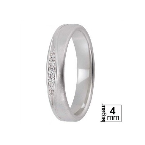 Alliance Diamants en Platine satinée et poli - Boutique Alliance Alliance Diamants en Platine satinée et poli - Boutique Alliance