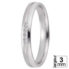 Alliance de mariage Platine...