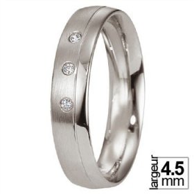 Alliance de mariage Platine...