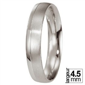 Alliance femme - Alliance de mariage Platine 