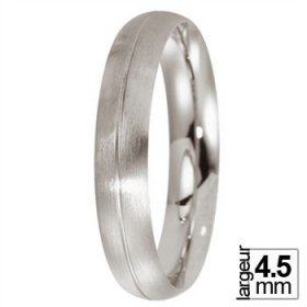 Alliance de mariage Platine