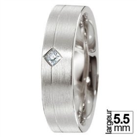 Alliance de mariage Platine...
