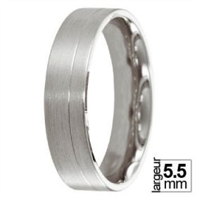 Alliance de mariage Platine
