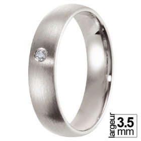 Alliance de mariage Platine...