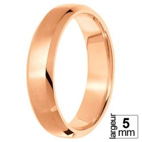 Alliance homme - Alliance de mariage Or rose...
