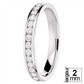 Alliance femme Diamant - Alliance de mariage Or...