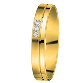 Or jaune, rose & Diamant créatives - 0.05 ct