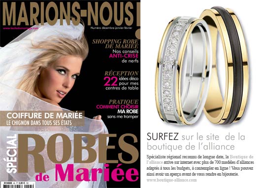 Boutique Alliance dans Marions-Nous !